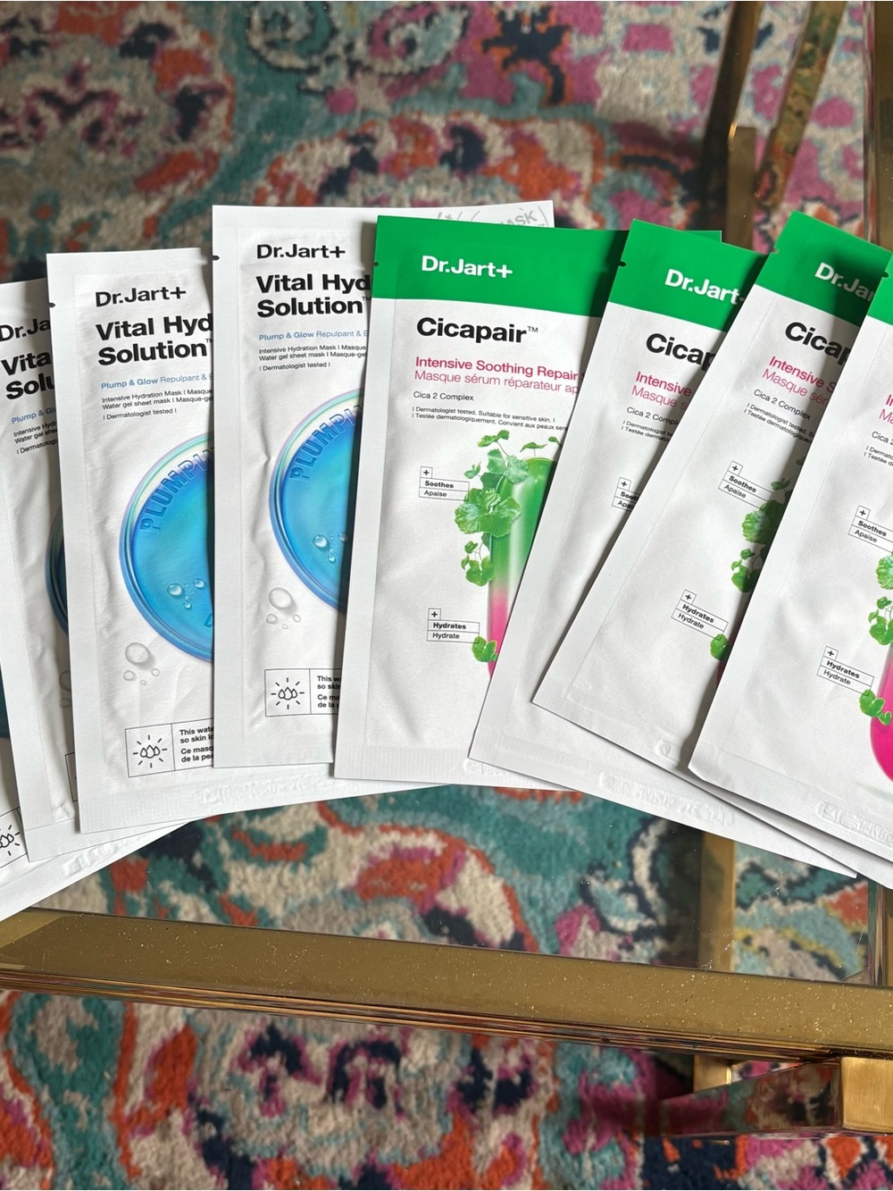 8 Dr. Jart+ sheet masks